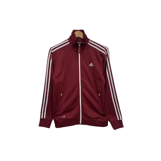아디다스 트레이닝 버건디 트랙탑 져지