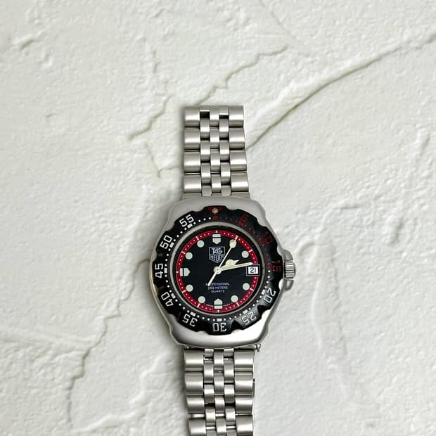 태그호이어 포뮬러1 원판 브레이슬릿 검판