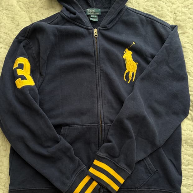 폴로 빅포니 후드집업
