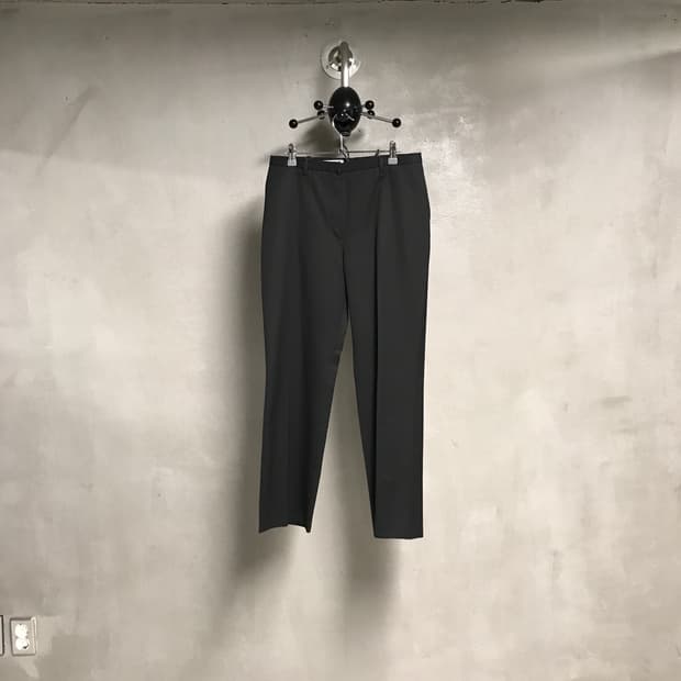 질샌더 블랙 슬랙스 38