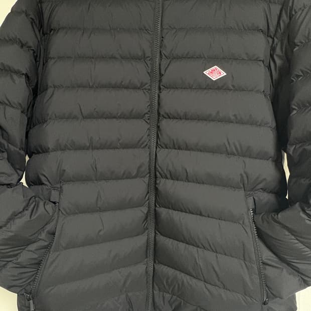 단톤 경량패딩 블랙 L