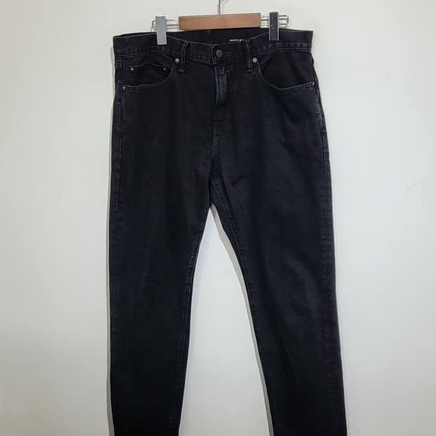 (34) 갭 청바지 블랙진 데님팬츠 스판 빈티지 