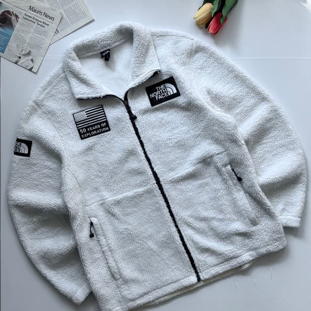 노스페이스 50주년 스노우 시티 플리스 재킷