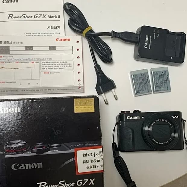 캐논 g7x mark 2