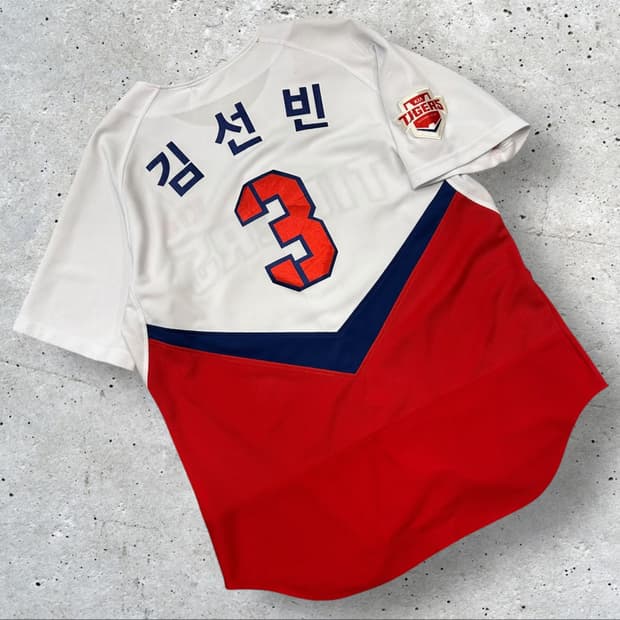 [110] 기아타이거즈 김선빈 반팔 져지 화이트