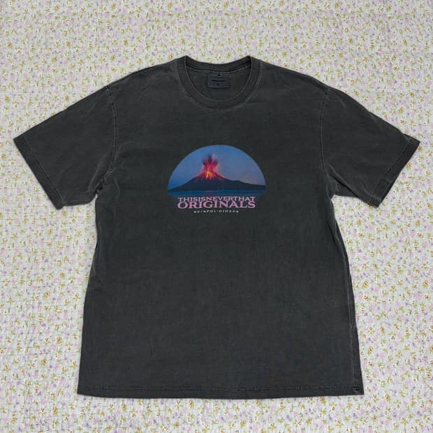 디스이즈네버댓 볼케이노 티셔츠 (남녀공용)