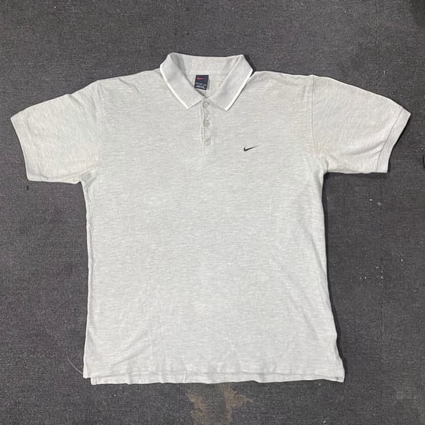 90s 나이키 올드스쿨 반팔 카라티 오버핏 티셔츠 L