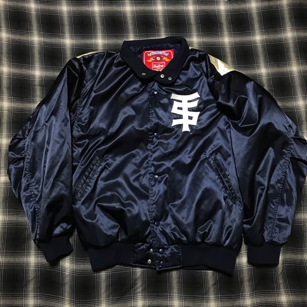 레어 90s 재팬 리얼 베이스볼 스타디움 자켓