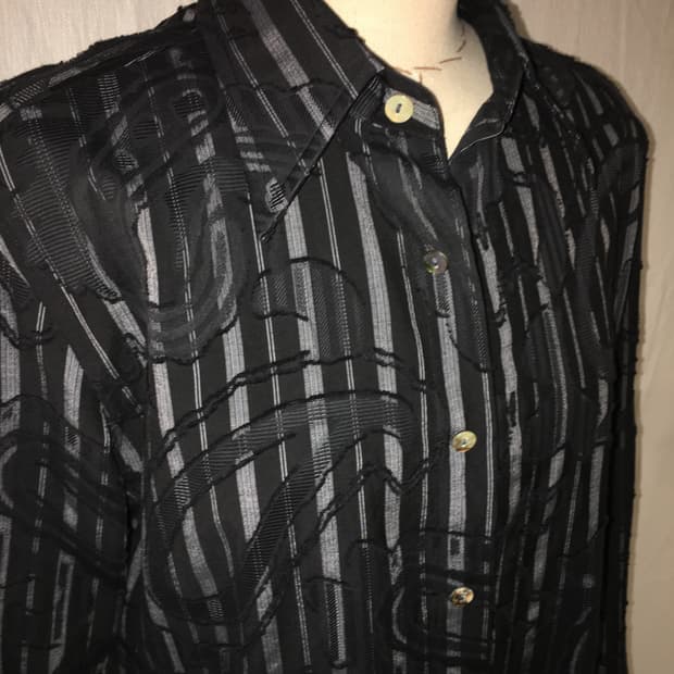 Katharine Hamnett black shirt