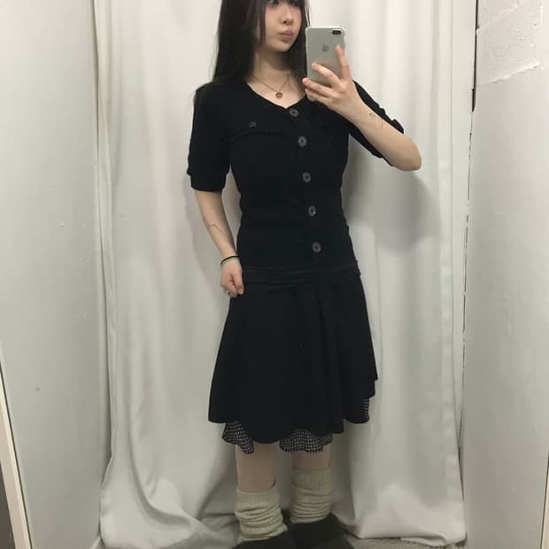  버버리 가디건 코디 세트 🤍