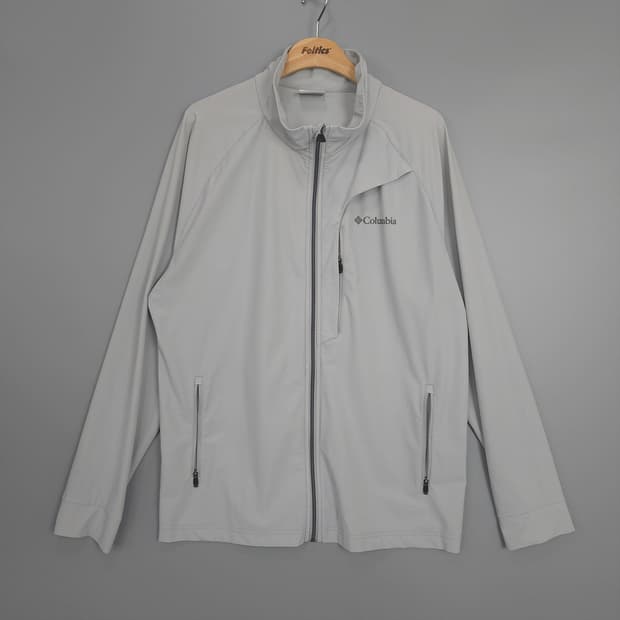 콜럼비아 Columbia 경량 소프트쉘 바람막이 자켓 라이트그레이 XXL