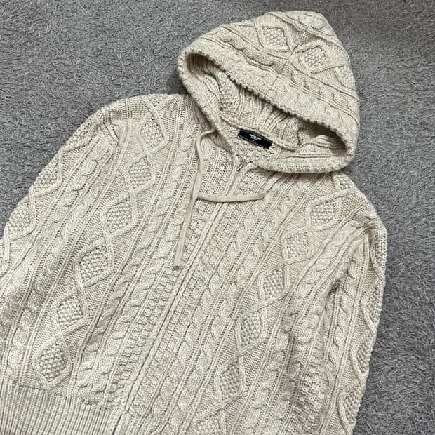 [100] 트릴리온 니트 후드집업