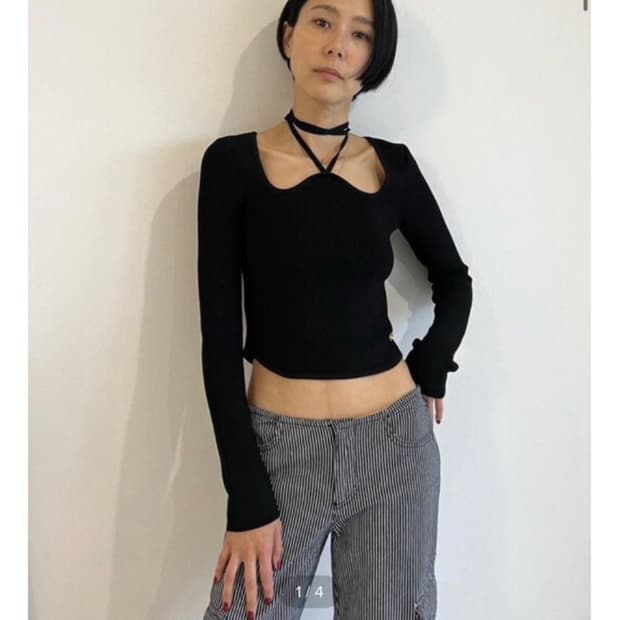 렉토 시그니처 모나코 니트 블랙