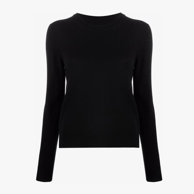 메종 마르지엘라 소프트 크루넥 울니트 블랙