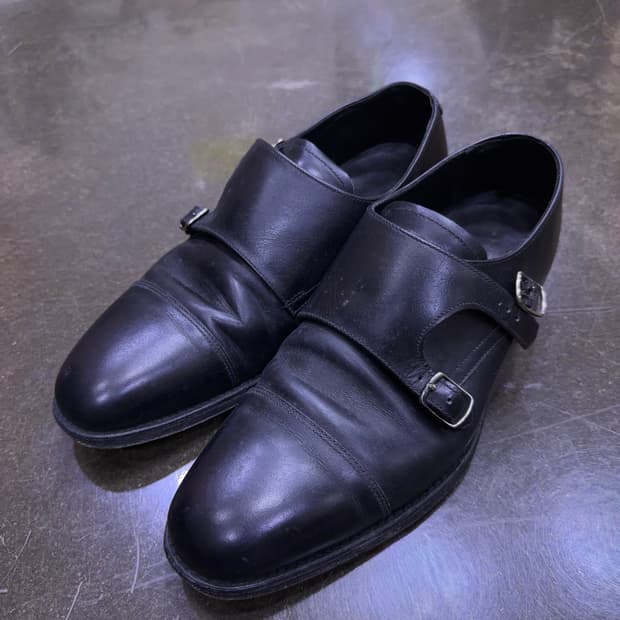 로크 더블 몽크 스트랩 가죽 구두 슈즈 6 (250)