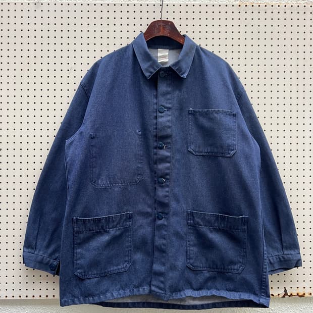 OLD VINTAGE DENIM FRENCH WORK 빈티지프렌치워크자켓