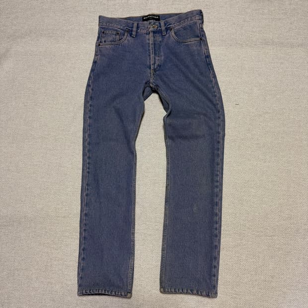 18ss 발렌시아가 핑크 중청 데님 팬츠