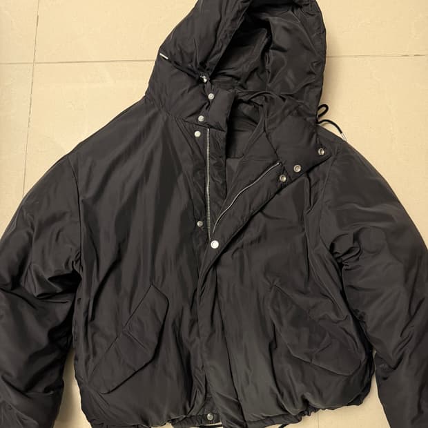 비슬로우 m65 덕다운 패딩 블랙