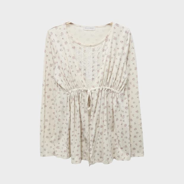 MILLE SPASSI 플라워 모리걸 블라우스 61131