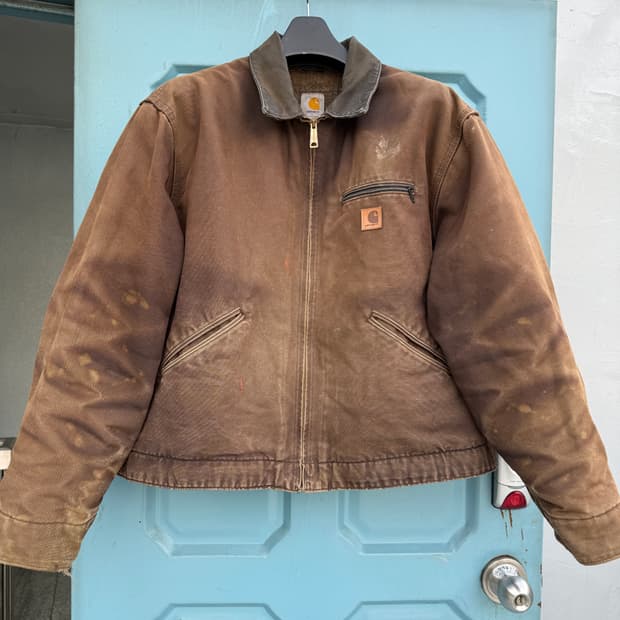 (2XL) 칼하트 디트로이트 자켓 J97 DKB 하드 페이딩