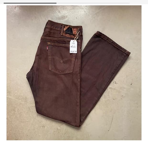 [34] Levi’s 517 Brown Dyed