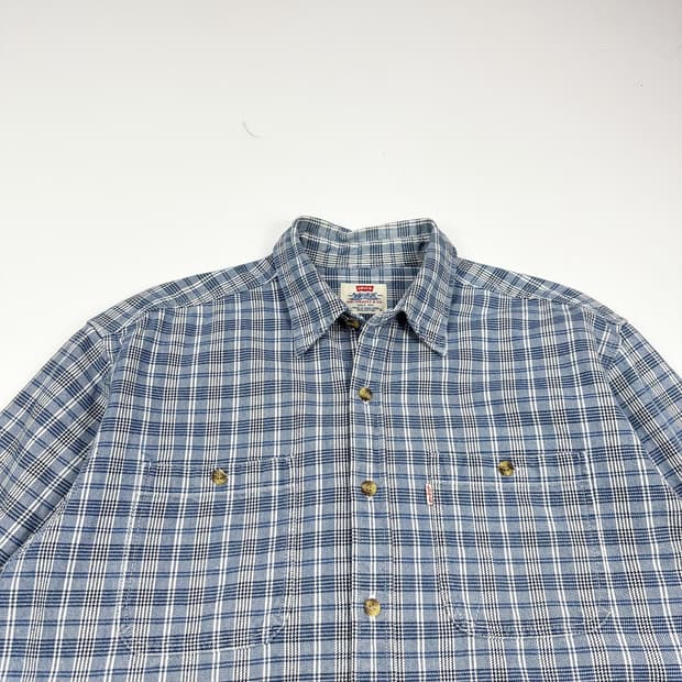 리바이스 오리지널 헤비 코튼 체크셔츠 (L)