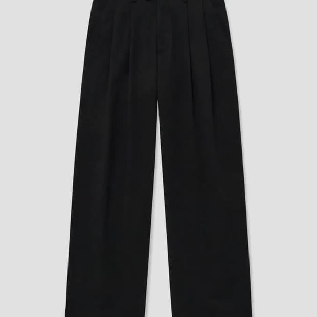 노운NOUN 와이드치노팬츠 wide chino pants 블랙 2
