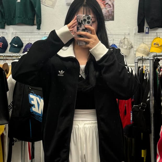 아디다스 베켄바우어 트랙탑 블랙 XL