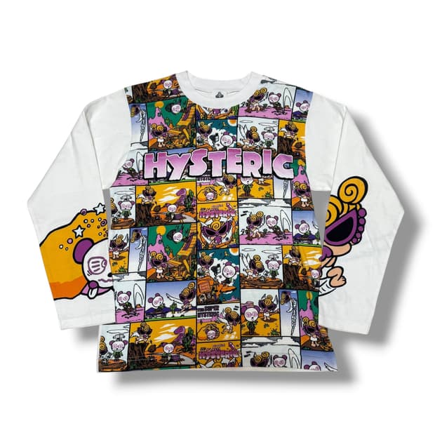 Hysteric Glamour 히스미니 카툰 그래픽 롱슬리브