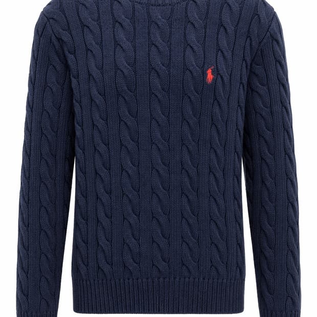 폴로 랄프로렌 꽈배기 니트 네이비 M