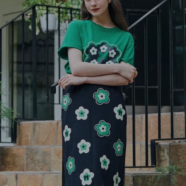 메타퍼(Metapher) MET 플라워 스커트