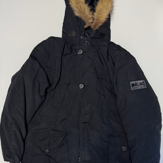 희귀!! 폴로 랄프로렌 스포츠 N3B 후드 야상 점퍼 XL ~ 2XL