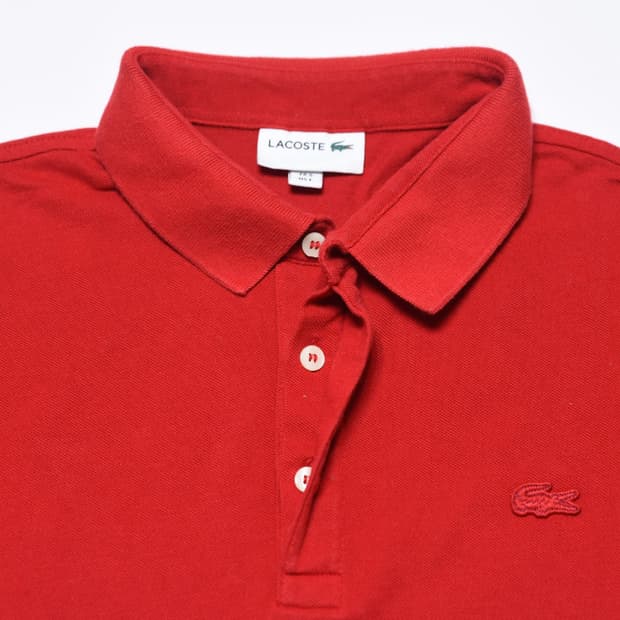 라코스테 남성 카라티 레드 XL (105) 거의 새상품
