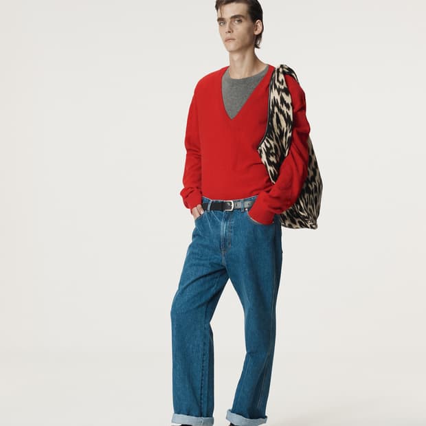 렉토 25FW 스트레이트핏 데님 팬츠 블루