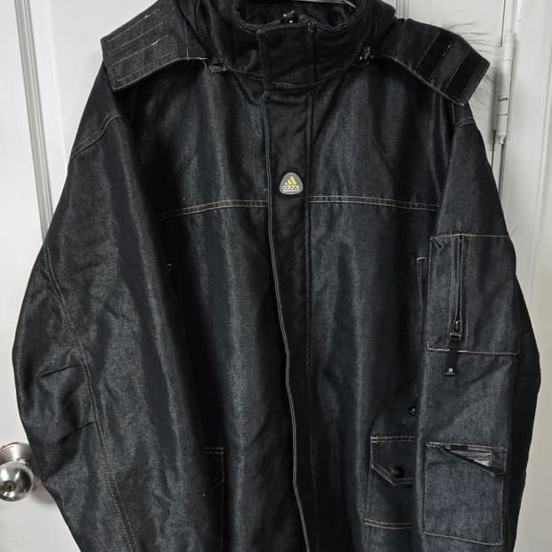 00s 아디다스 데님 스노우보드자켓