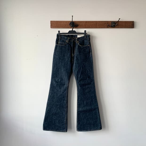 14oz 오카벨보 5p 플레어 데님