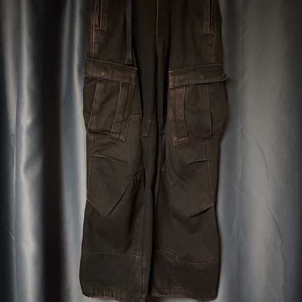 해칭룸 밀팬츠 워시드 블랙 4사이즈