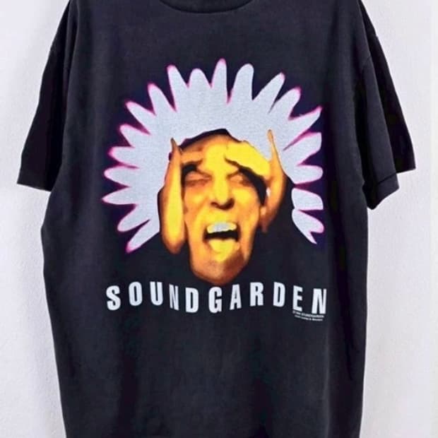 (rep) 빈티지 사운드가든 페이딩 티셔츠