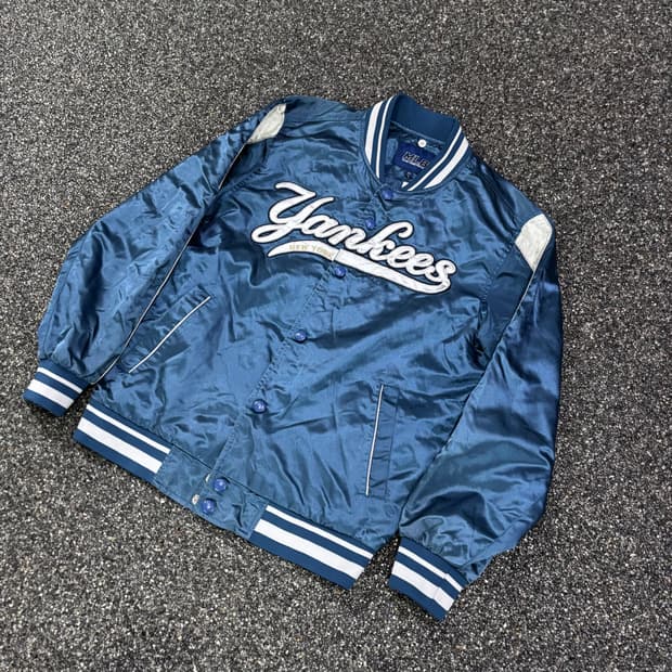 MLB 뉴욕 양키스 새틴 바시티 자켓