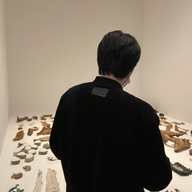 마뗑킴 코듀로이 베이스볼 점퍼 블랙