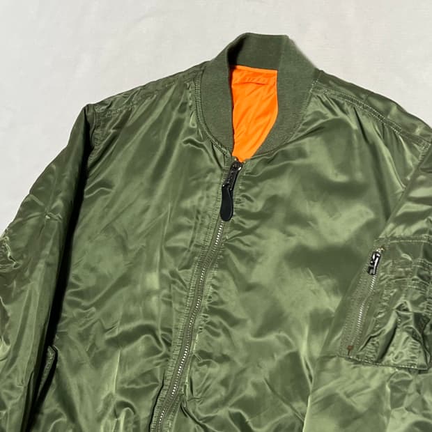 3XL 알파인더스트리 리버시블 ma-1 항공자켓
