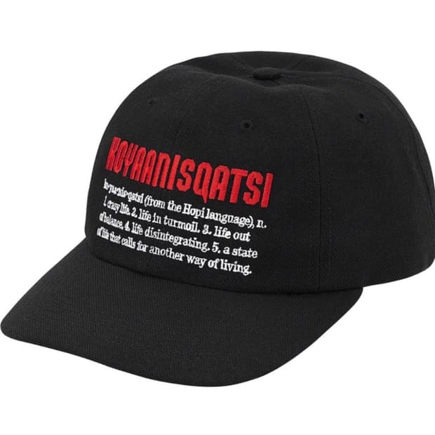 슈프림 Koyaanisqatsi 6패널 캡