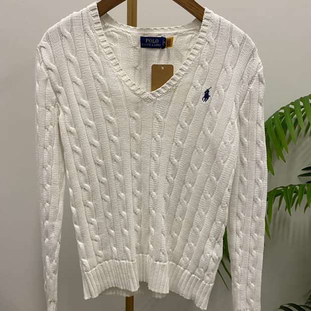폴로 랄프로렌 케이블니트(QR인증)