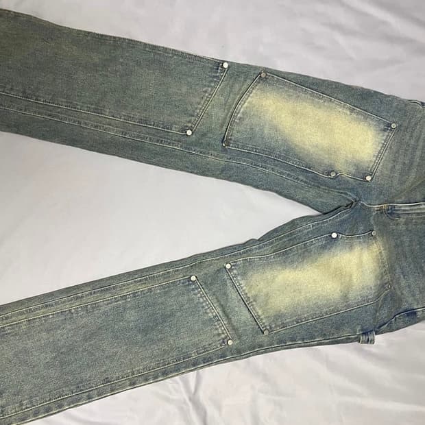 Meantime 데님 카펜터 데저트 블루 s