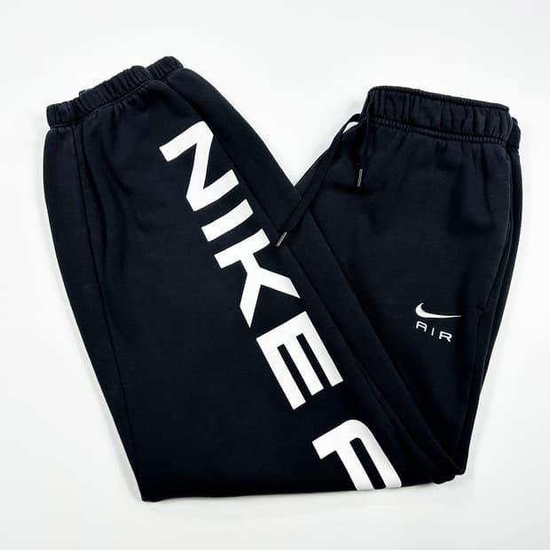 나이키 에어 와이드핏 스웻 조거팬츠 블랙 S