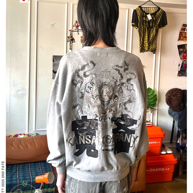 1980-90s KANSAI O2 Archive Sweat Bomber