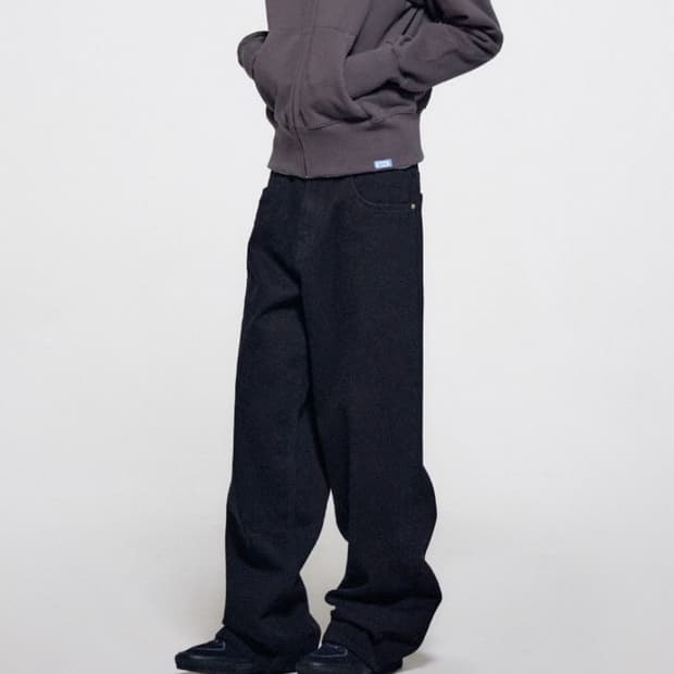 이알에이 와이드 데님 팬츠