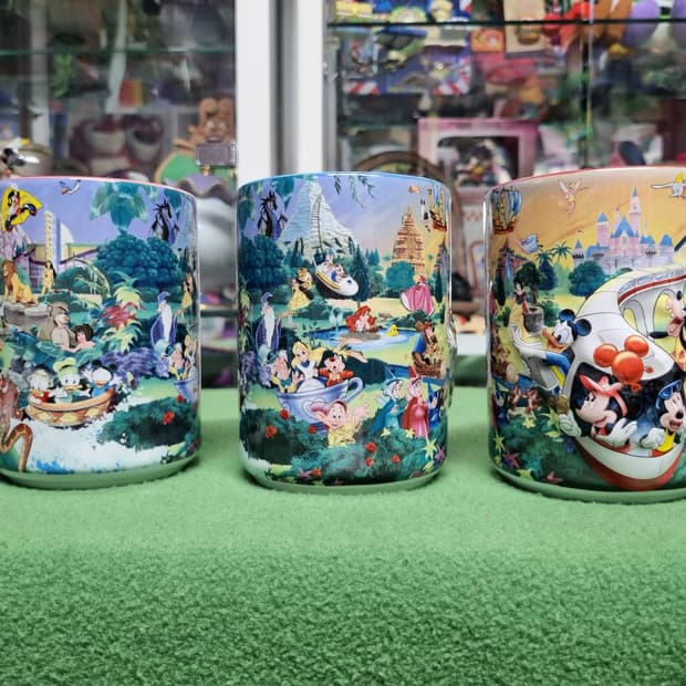 빈티지 디즈니 가족 머그컵 