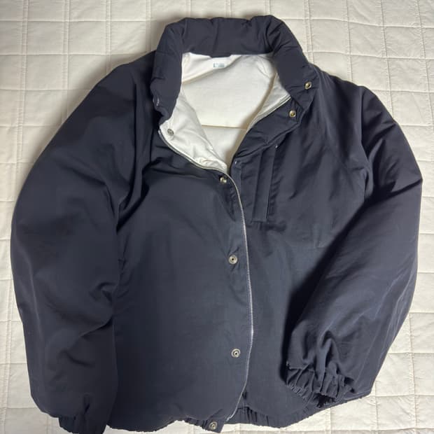 아프레쎄 실크 립스탑 스키다운 다크네이비 3사이즈 (24aw)