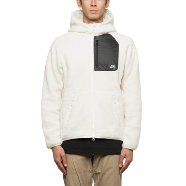 [무료배송][S/165]나이키SB 남여공용 에버렛 쉐르파 양털 후드점퍼